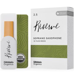 D'Addario Woodwinds ODIR1025 Org. Reserve Sopran-sax rrblad 10-p 2.5
