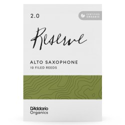 D'Addario Woodwinds ODJR1020 Org. Reserve Alt-sax r�rblad 10-p 2.0