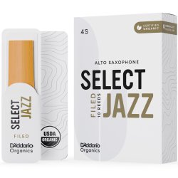D'Addario Woodwinds ORSF10ASX4S Org. Select Jazz Filed Alt-sax r�rblad 10-p. 4S
