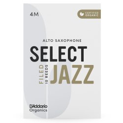 D'Addario Woodwinds ORSF10ASX4M Org. Select Jazz Filed Alt-sax r�rblad 10-p. 4M