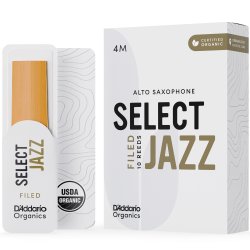 D'Addario Woodwinds ORSF10ASX4M Org. Select Jazz Filed Alt-sax r�rblad 10-p. 4M