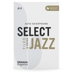 D'Addario Woodwinds ORSF10ASX4H Org. Select Jazz Filed Alt-sax r�rblad 10-p. 4H