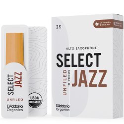 D'Addario Woodwinds ORRS10ASX2S Org. Select Jazz Un-Filed Alt-sax r�rblad 10-p. 2S