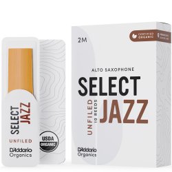 D'Addario Woodwinds ORRS10ASX2M Org. Select Jazz Un-Filed Alt-sax r�rblad 10-p. 2M