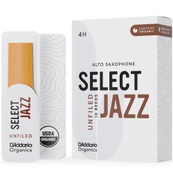 D'Addario Woodwinds ORRS10ASX4H Org. Select Jazz Un-Filed Alt-sax r�rblad 10-p. 4H