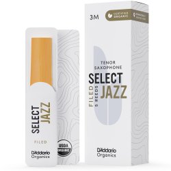 D'Addario Woodwinds ORSF05TSX3M Org. Select Jazz Filed Tenor-sax r�rblad 5-p. 3M
