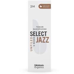 D'Addario Woodwinds ORRS05TSX2M Org. Select Jazz Un-Filed Tenor-sax r�rblad 5-p. 2M