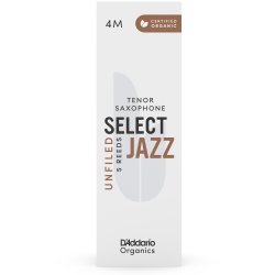D'Addario Woodwinds ORRS05TSX4M Org. Select Jazz Un-Filed Tenor-sax r�rblad 5-p. 4M