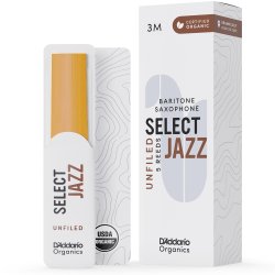 D'Addario Woodwinds ORRS05BSX3M Org. Select Jazz Un-Filed Baritone r�rblad 5-p. 3M