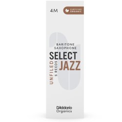 D'Addario Woodwinds ORRS05BSX4M Org. Select Jazz Un-Filed Baritone r�rblad 5-p. 4M
