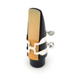 D'Addario Woodwinds HAS1S H-Ligature + kapsel Altsax, Silver