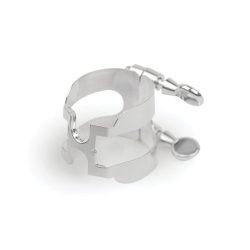 D'Addario Woodwinds HAS1S H-Ligature + kapsel Altsax, Silver