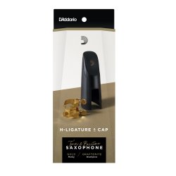 D'Addario Woodwinds HBS1G H-Ligature + kapsel Barytonsax, Gold
