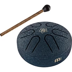 Meinl Sonic Energy PSTD2NBVF 3" Pocket Steel Tongue Drum (A-dur, venusblomst, marinebl�) inkl. k�lle