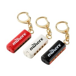 Suzuki MHK-5R Mini 5 Huls 10 Toners Mundharmonika N�glering (r�d)