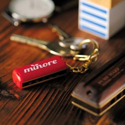 Suzuki MHK-5R Mini 5 Huls 10 Toners Mundharmonika N�glering (r�d)