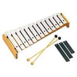 Suzuki SG-13 Sopran Klokkespil 16-Toners Diatonisk Glockenspiel inkl. 2 k�ller 
