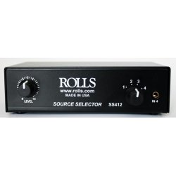 ROLLS SS412 Source Selector Audio Source Selector - 4 in - 1 out