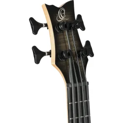 Ortega NEO-BS-TGB Neo Serien Solid Ukulele Bas m/mikrofon inkl. taske (Transparent Grey Burst)