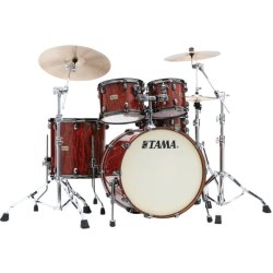 Tama LGB42BSQ-GNQ S.L.P. G-Bubinga 4-delt Trommes�t (stativ &amp; b�kken medf�lger ikke) 