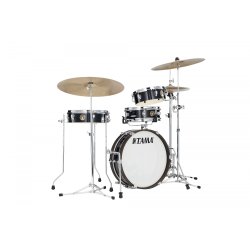 Tama LJK48P-HBK Club Jam Pancake Kit 4-delt Trommes�t (stativ &amp; b�kken medf�lger ikke) 