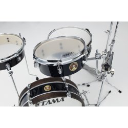 Tama LJK48P-HBK Club Jam Pancake Kit 4-delt Trommes�t (stativ &amp; b�kken medf�lger ikke) 