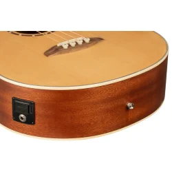 Ortega D7CE-4-L Venstreh�ndet 4-strenget Akustisk Bas m/mikrofon &amp; cutaway (Spruce/ Mahogany Natural)
