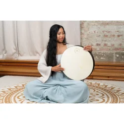 Meinl Sonic Energy WD16WB Blge Tromme m/et syntetisk skind &amp; et gede skind (16"/40cm,Valndbrun)