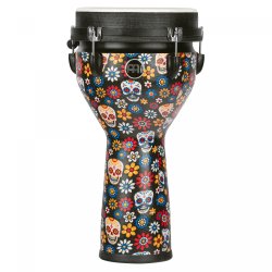 Meinl Percussion JD10DA 12" Day Of The Dead Jumbo Djembe