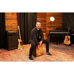 Meinl Percussion MCAJ100BK-SAF headliner snare cajon 