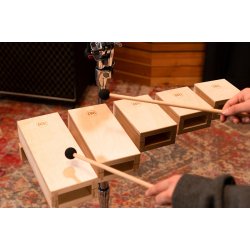 Meinl Percussion TMWTB 5-delt Tr� Temple Blok S�t (100% Baltic Birch)