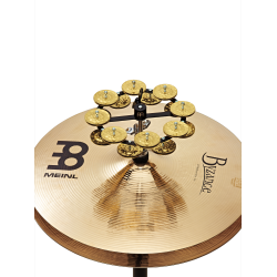 Meinl Percussion HTHH2B-BK Headliner Series Hi-hat Tamburin