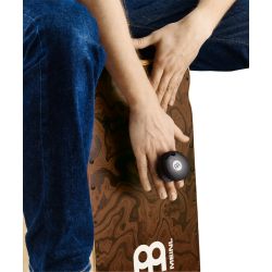 Meinl Percussion CRC1BK Cajon Ring Castanet, Large