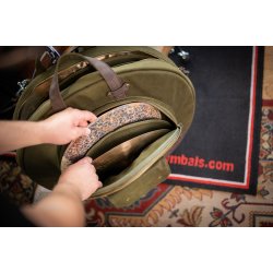 Meinl Percussion MWC22GR Waxed Canvas 22" Cymbal Bag, Forest Green