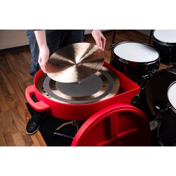 Meinl Cymbals MCC22R-TR 22" Pro B�kken Kuffert Trolley m/hjul (r�d)