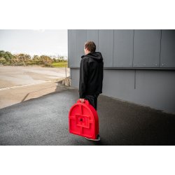 Meinl Cymbals MCC22R-TR 22" Pro B�kken Kuffert Trolley m/hjul (r�d)