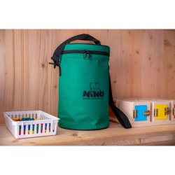 NINO Percussion NINOSET45 8" H�ndtromme Rytme S�t (til 6 b�rn) inkl. taske 