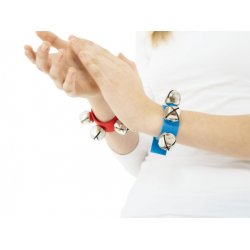 NINO Percussion NINO961GR Wrist Bell/H�ndleds Bj�lde Armb�nd�m/velcrolukning (Gr�n)