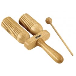 NINO Percussion NINO560 2 R�kker Tr� A-Go-Go�s (Siam Eg) 