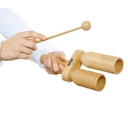 NINO Percussion NINO561 3 R�kker Tr� A-Go-Go�s (Siam Eg) 