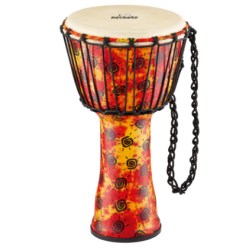 Nino Plastic Djembe 8'', Goat Head