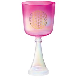 Meinl Sonic Energy CSC6FPFOL Crystal Singing Chalice, Heart Chakra, 15cm, F4