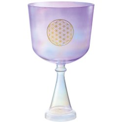 Meinl Sonic Energy CSC8FPFOL Crystal Singing Chalice, Heart Chakra, 20cm, F3