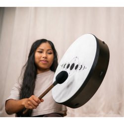 Meinl Sonic Energy RD16DWB-SH Ritual M�nefaser H�ndtromme m/syntetisk skind (16&Prime;/40cm,Valn�dbrun)