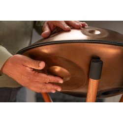 Meinl Sonic Energy HPSTL11 Sensory Handpan Stainless Steel (F Pygmy,11 Notes, 440 Hz) Vintage Copper