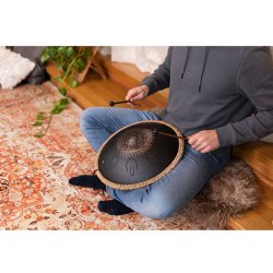 Meinl Sonic Energy OSTD1BKE Octave Steel Tongue Drum, D Kurd, indgraveret