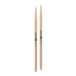 Promark TX5ALW Classic Forward 5A Long Lacquered Hickory Oval Wood Tip Trommestikker 