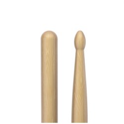Promark TX5ALW Classic Forward 5A Long Lacquered Hickory Oval Wood Tip Trommestikker 