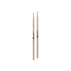 Promark TX7AW Classic Forward 7A Lacquered Hickory Oval Wood Tip Trommestikker 