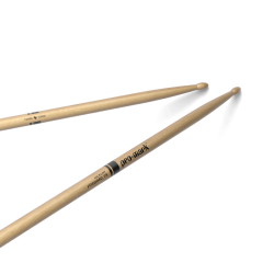 Promark TX7AW Classic Forward 7A Lacquered Hickory Oval Wood Tip Trommestikker 